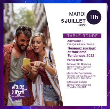 plateau invités réseaux sociaux et tourisme 2022